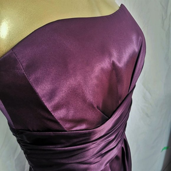 David's Bridal Dress (plum) - Picture 6 of 9